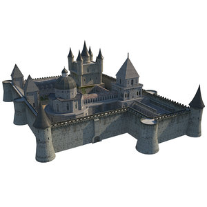 fortress medieval building model