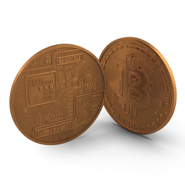 bitcoin coin 3D model