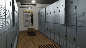 locker room model