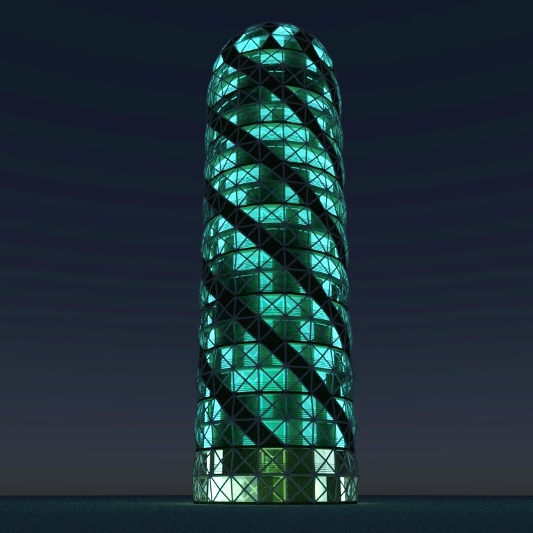 Skyscraper 3D Model - TurboSquid 1221811