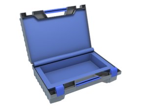 3D iron suitcase