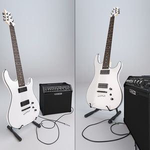 3D guitar cort kx5 amp