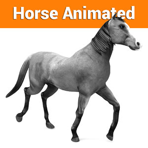 horse animation 3D