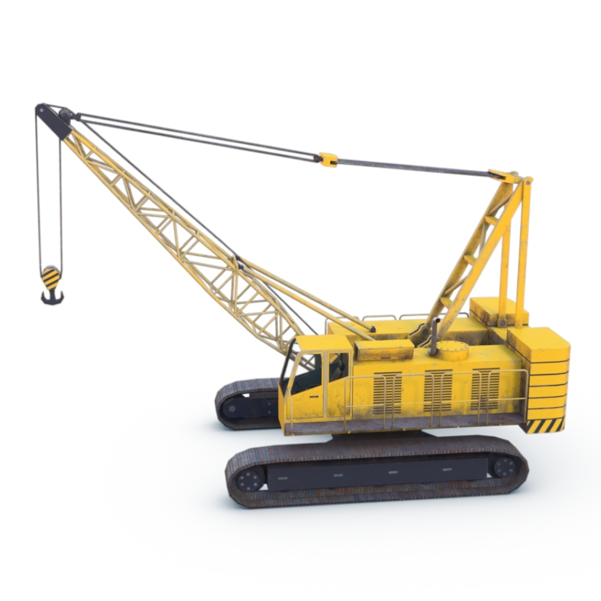 3D crawler crane model TurboSquid 1221941