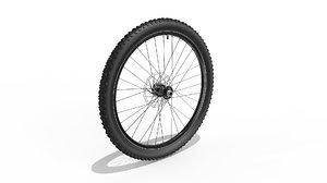 3D bicycle wheel 27-5 inch model