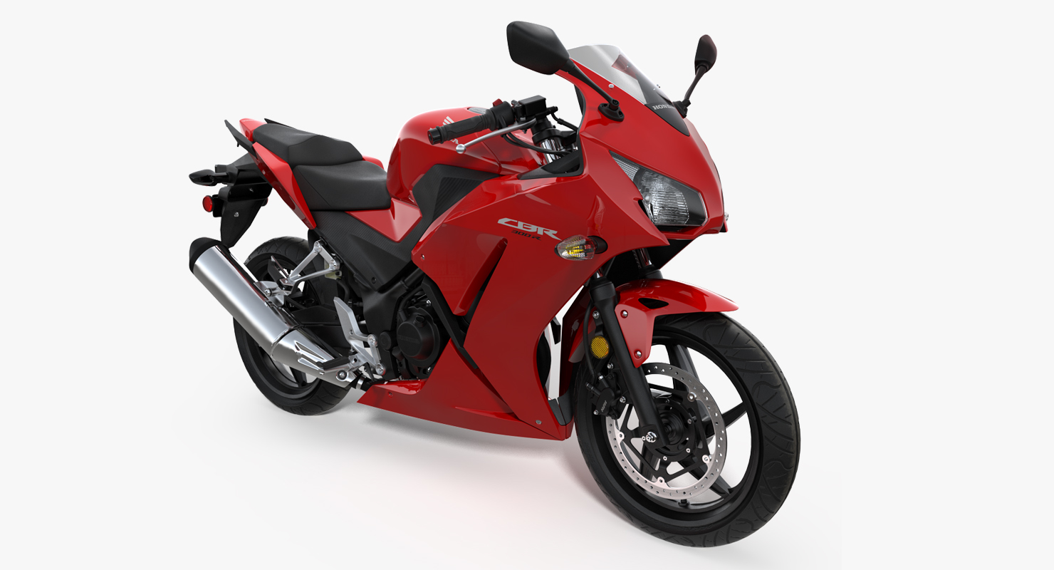 本田cbr300r 2016轻量化摩托车3d模型