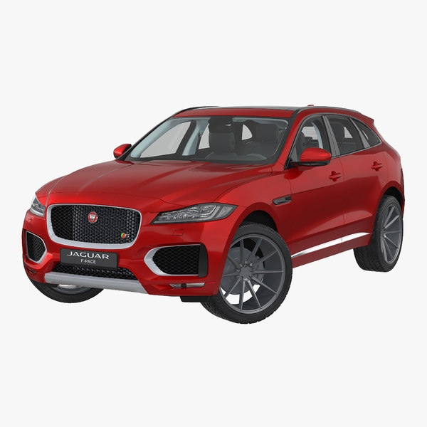 f-pace 2017 rigged 3D