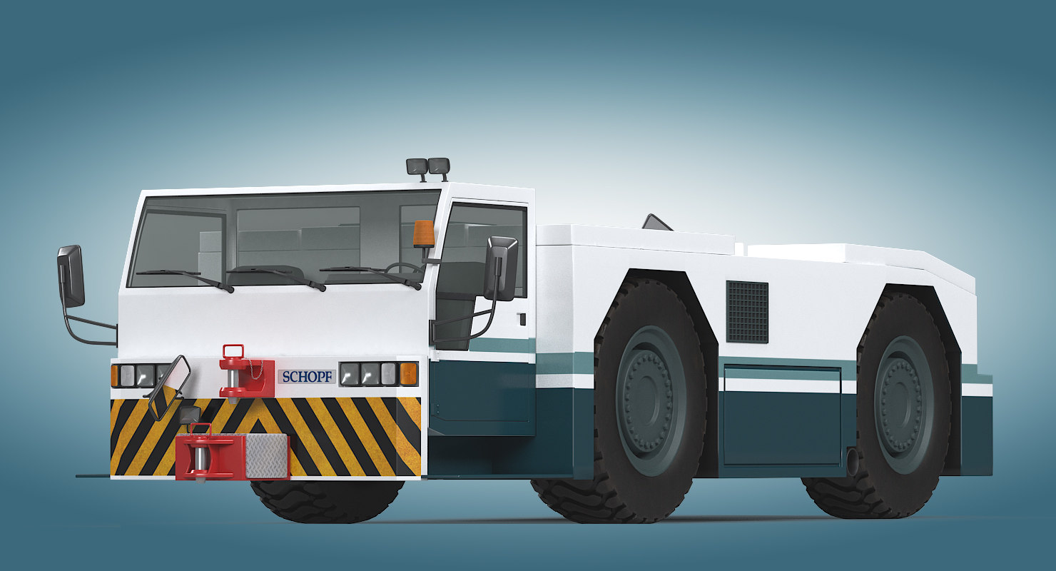 飞机牵引车Schopf F396C3D模型 - TurboSquid 1222177