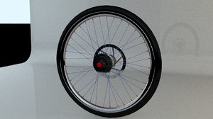 bicycle wheel 3D model