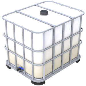 3D caged ibc tote 1