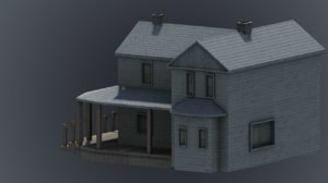 farmhouse exterior prop 3D model