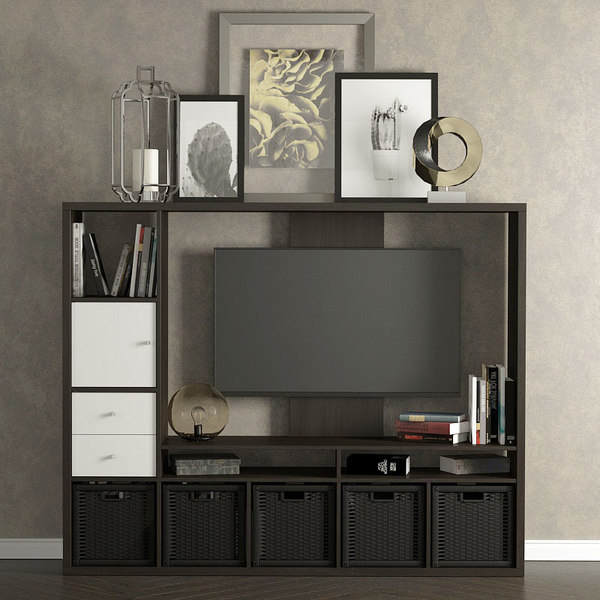 Decor Tv Storage Unit 3d Model, Can You Put A Tv In Storage Unit