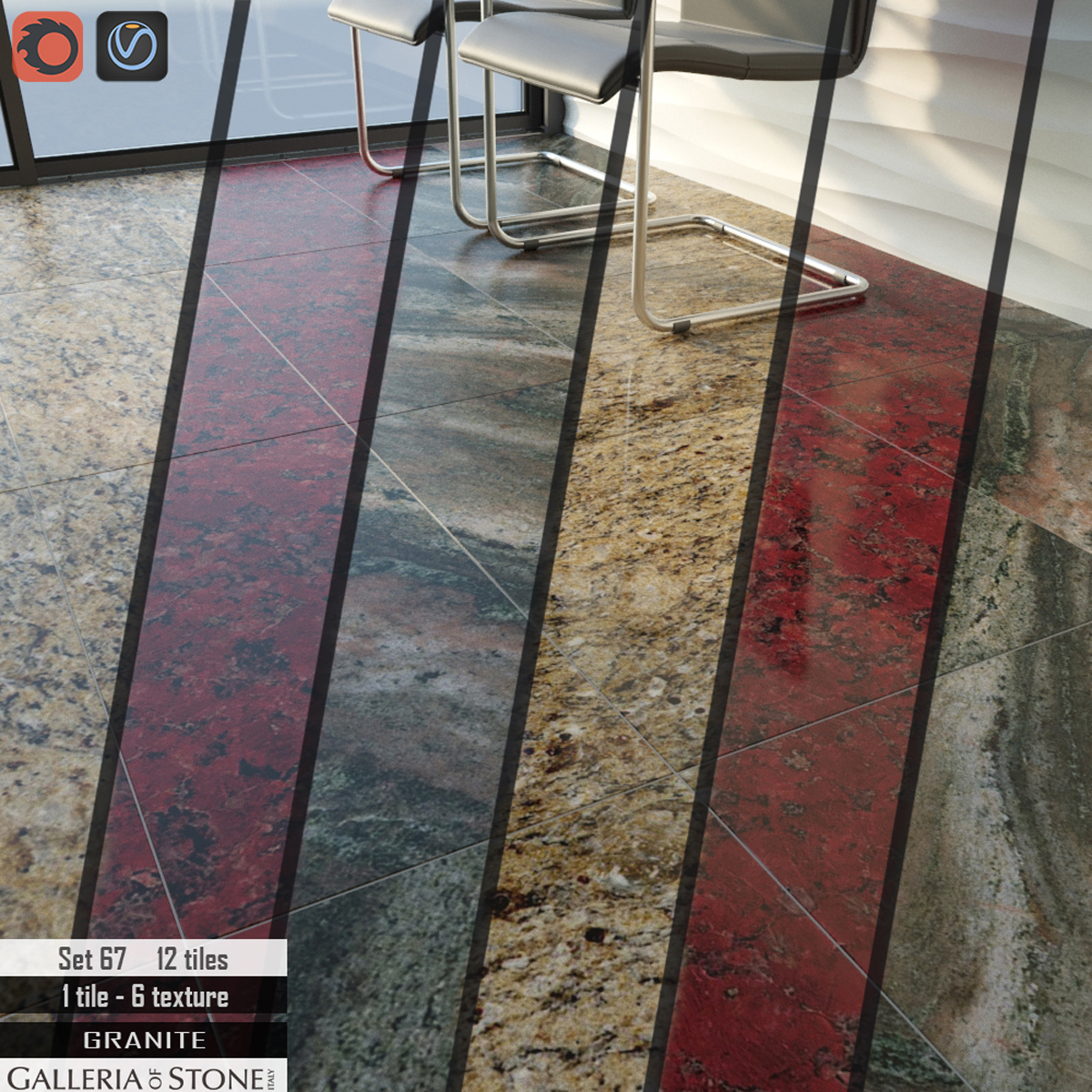 Tile Galleria Stone Italy Model Turbosquid 1222529