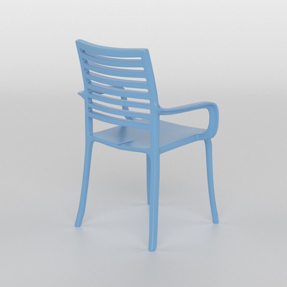 Grosfillex Garden Chair Armchair 3d Model Turbosquid 1222533