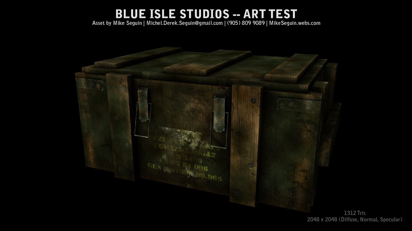 World war 2 crate 3D model TurboSquid 1222571