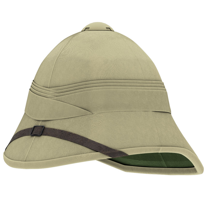 3D cork pith helmet model - TurboSquid 1222733