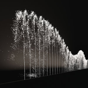3D jets fountains