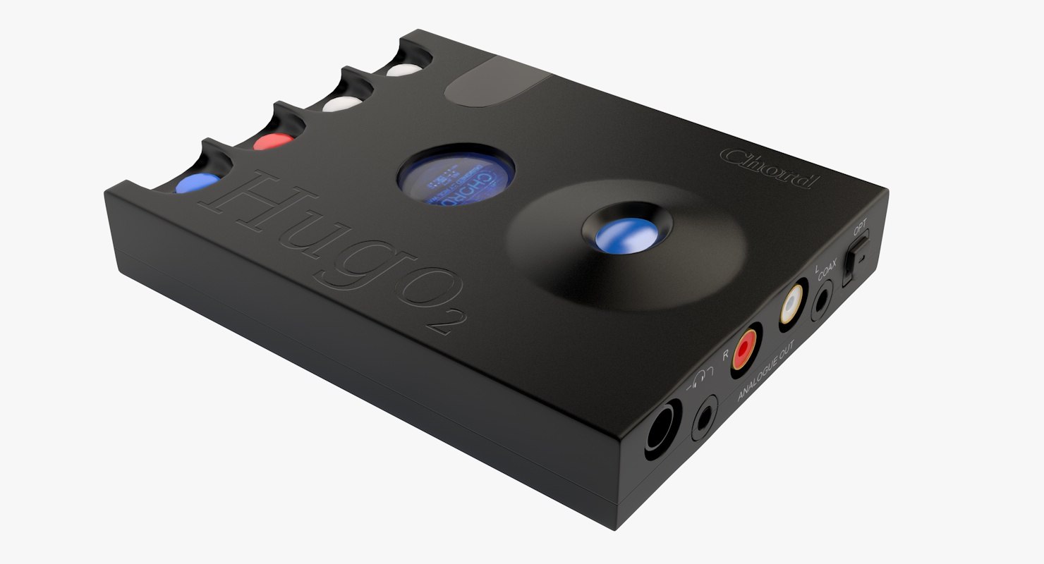 3D chord headphone amplifier TurboSquid 1222742