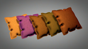 cushion sofa pillow 3D model