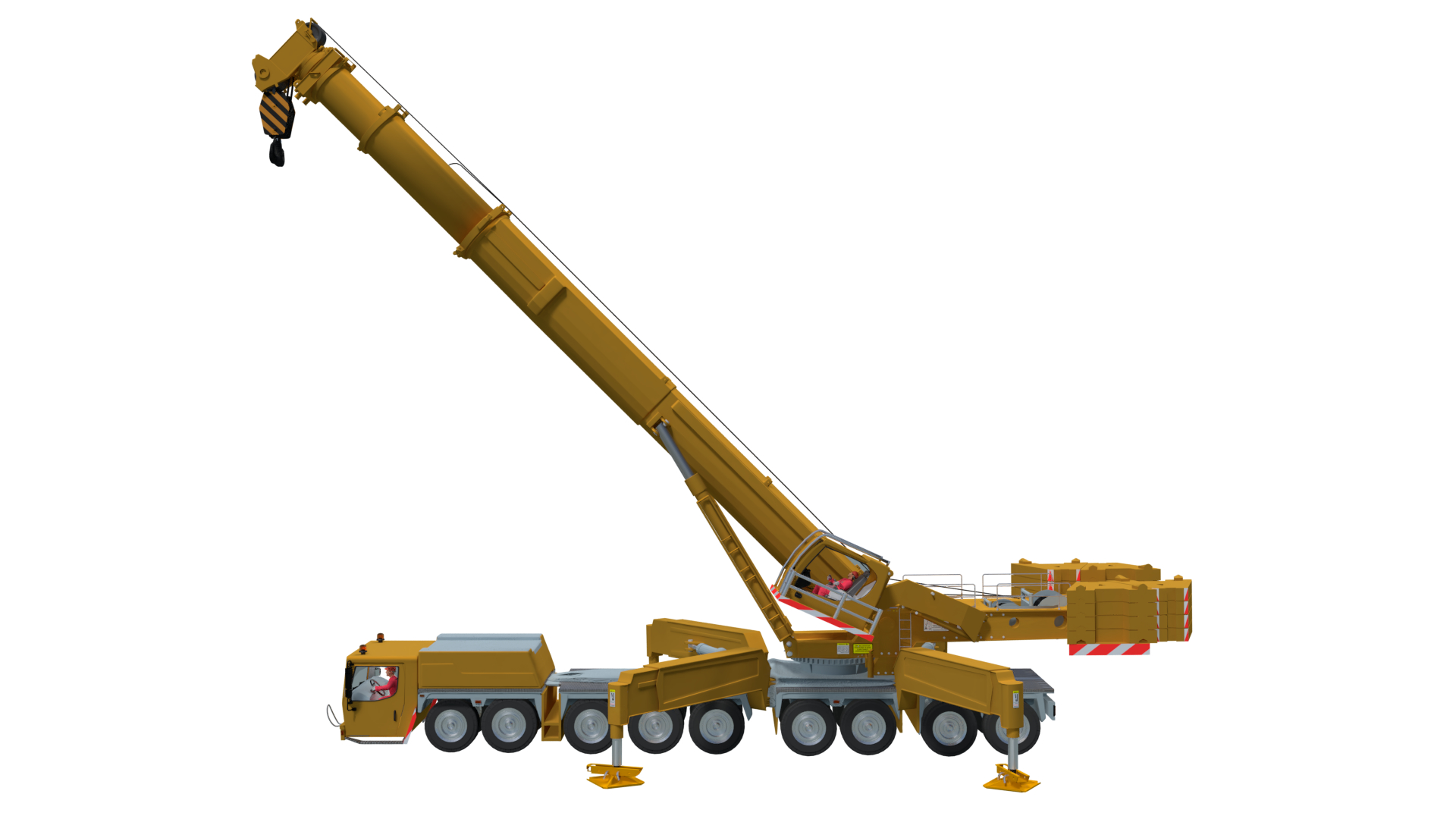 Mobile crane 3D model TurboSquid 1222939