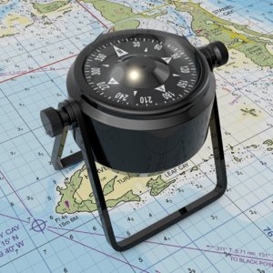 3D marine compass