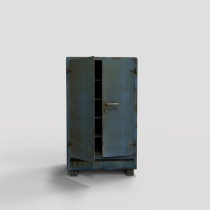 3D model metal cabinet