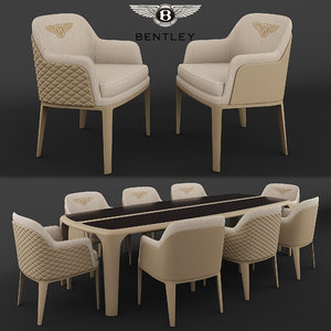 bentley kendal chair bradley 3D model