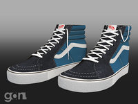 vans shoes 3d model