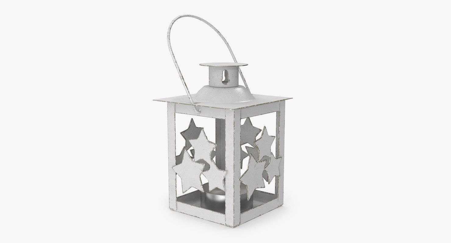 3D christmas stars lantern model - TurboSquid 1223441