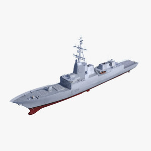 3D frigates spanish navy model