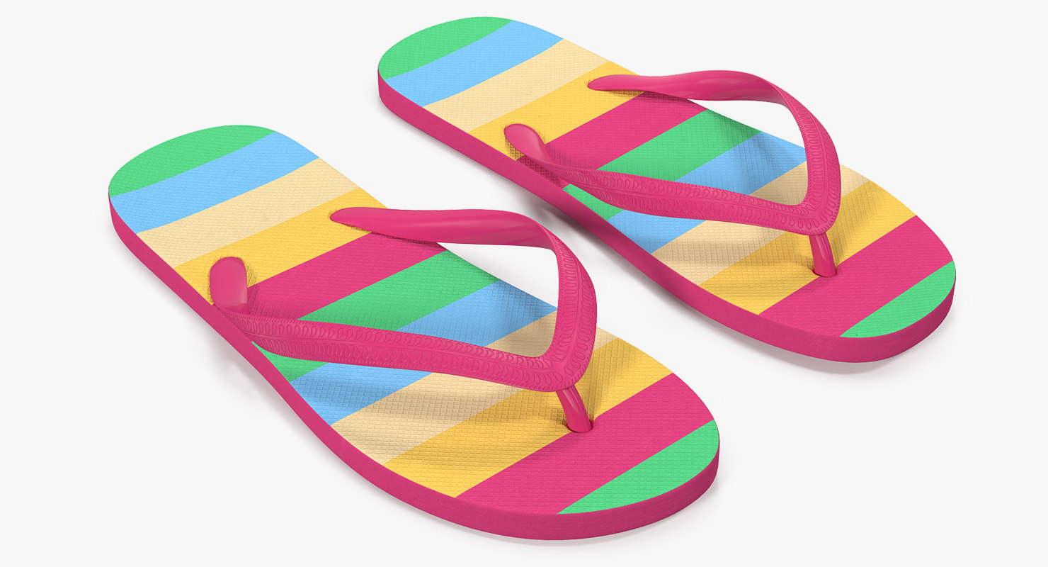 3D flip  flop sandals  TurboSquid 1223847