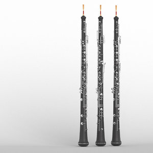 3D oboe model