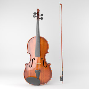 aged violin model