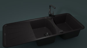 3D model sink tap