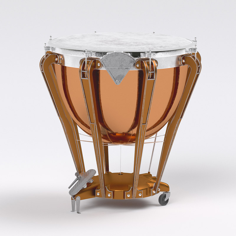 Orchestra timpani model TurboSquid 1223998
