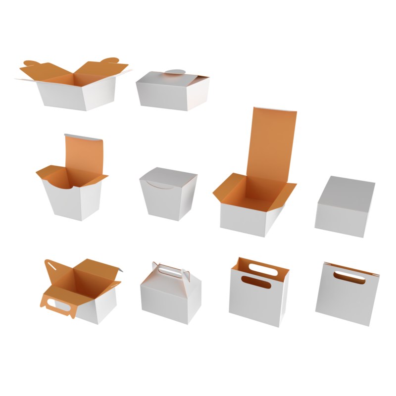 Package collection. 3d model Termo Box. SMD Box 3d model. Коробочка 3d модель. Пакет 3d модель.