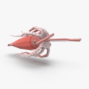 3D squid---eating