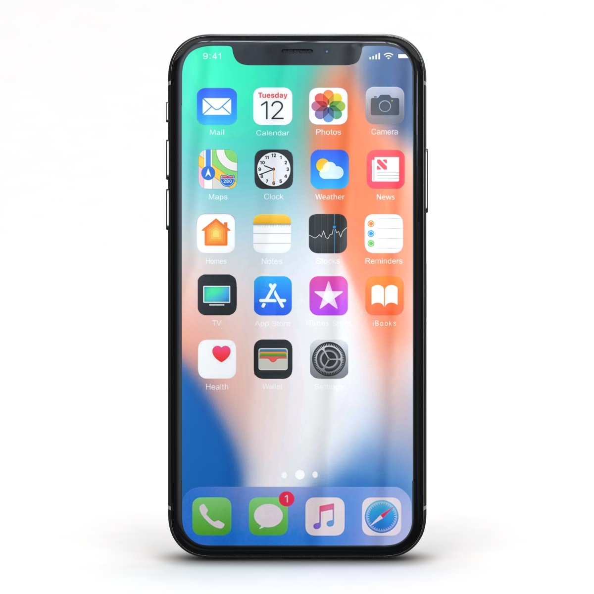 3D apple iphone x color model - TurboSquid 1224169