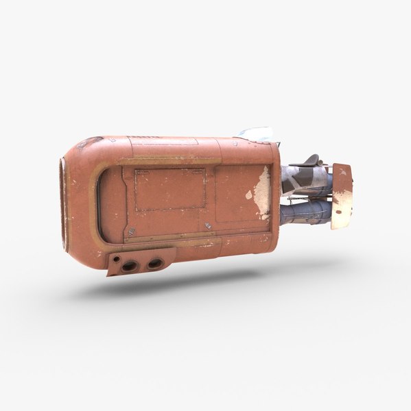 rey s speeder 3D model