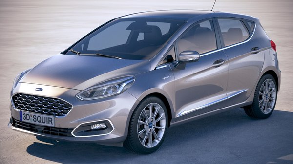 Ford Fiesta Vignale 5 Turer 17 3d Modell Turbosquid