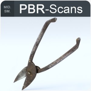 old wirecutters 3D model