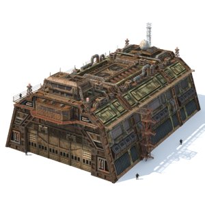 building hangar 3D
