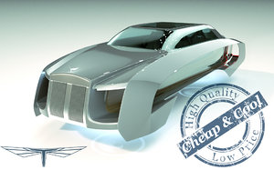3D model hover car