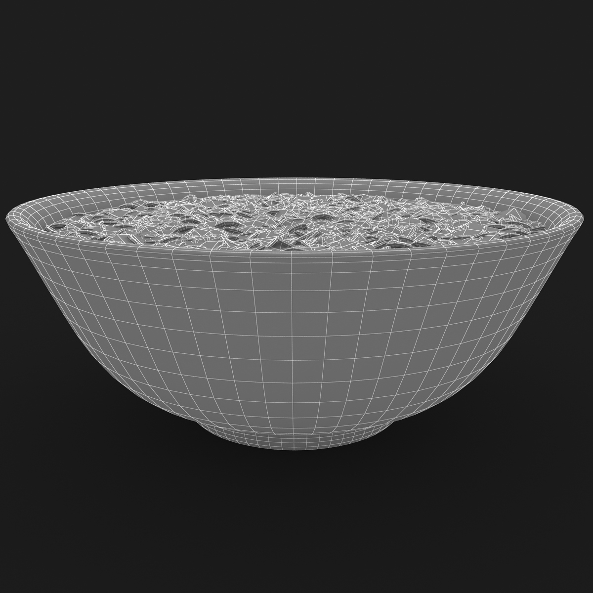 燕麦粥碗3d模型