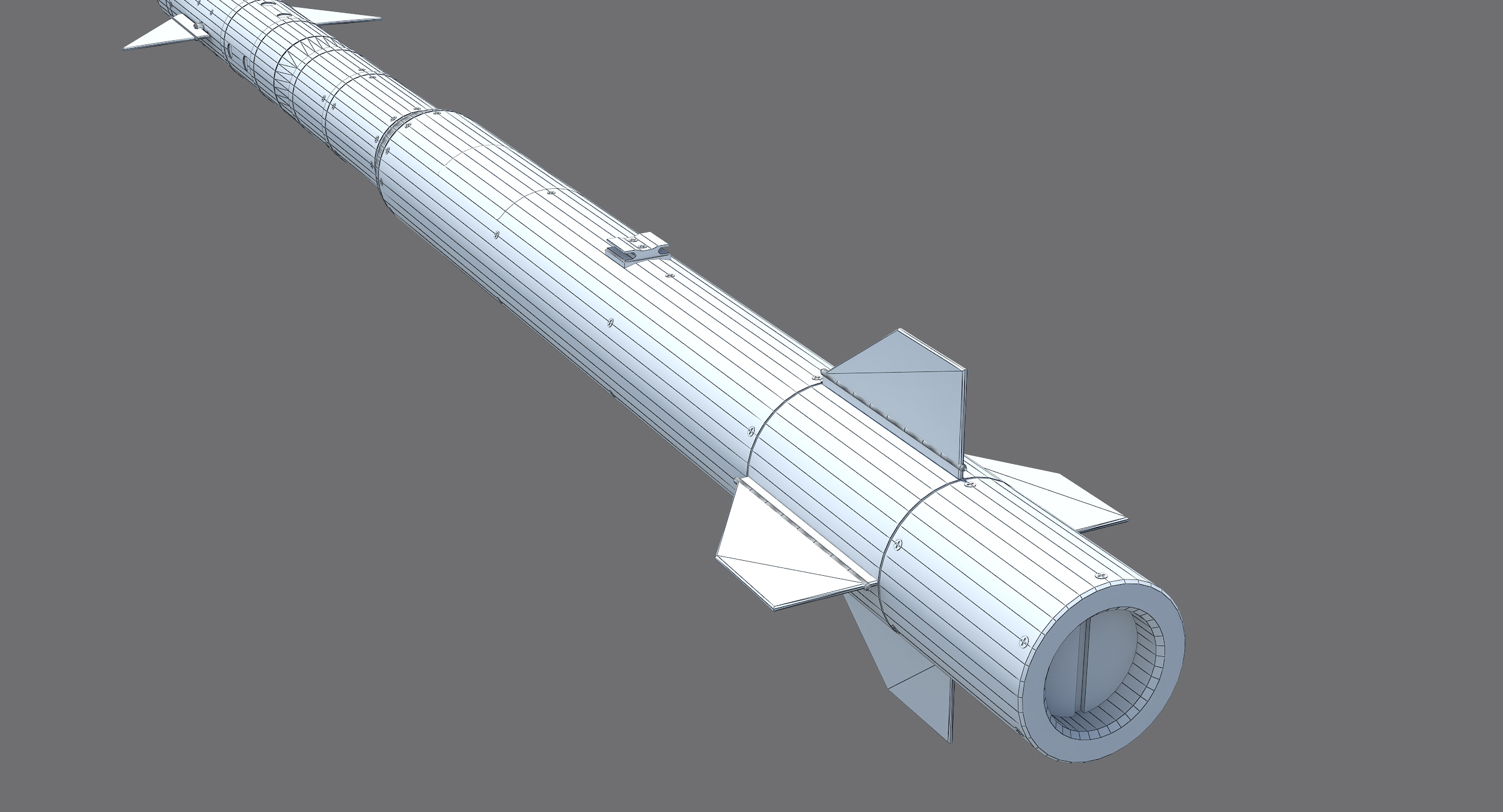 Rim-116 rolling airframe missile 3D model - TurboSquid 1224593