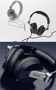 focal spirit headphones 3D model