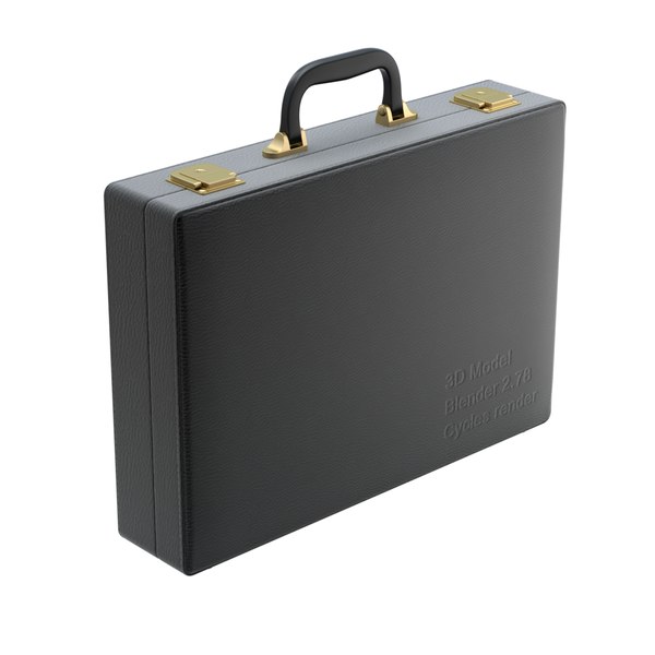 3D briefcase brief case - TurboSquid 