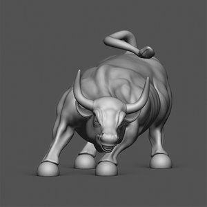 new york bull 3D model