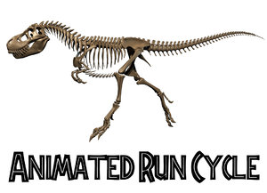 3D t rex run cycle model