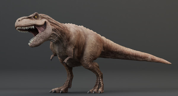 3D rigged rex tyrannosaurus - TurboSquid 1225016